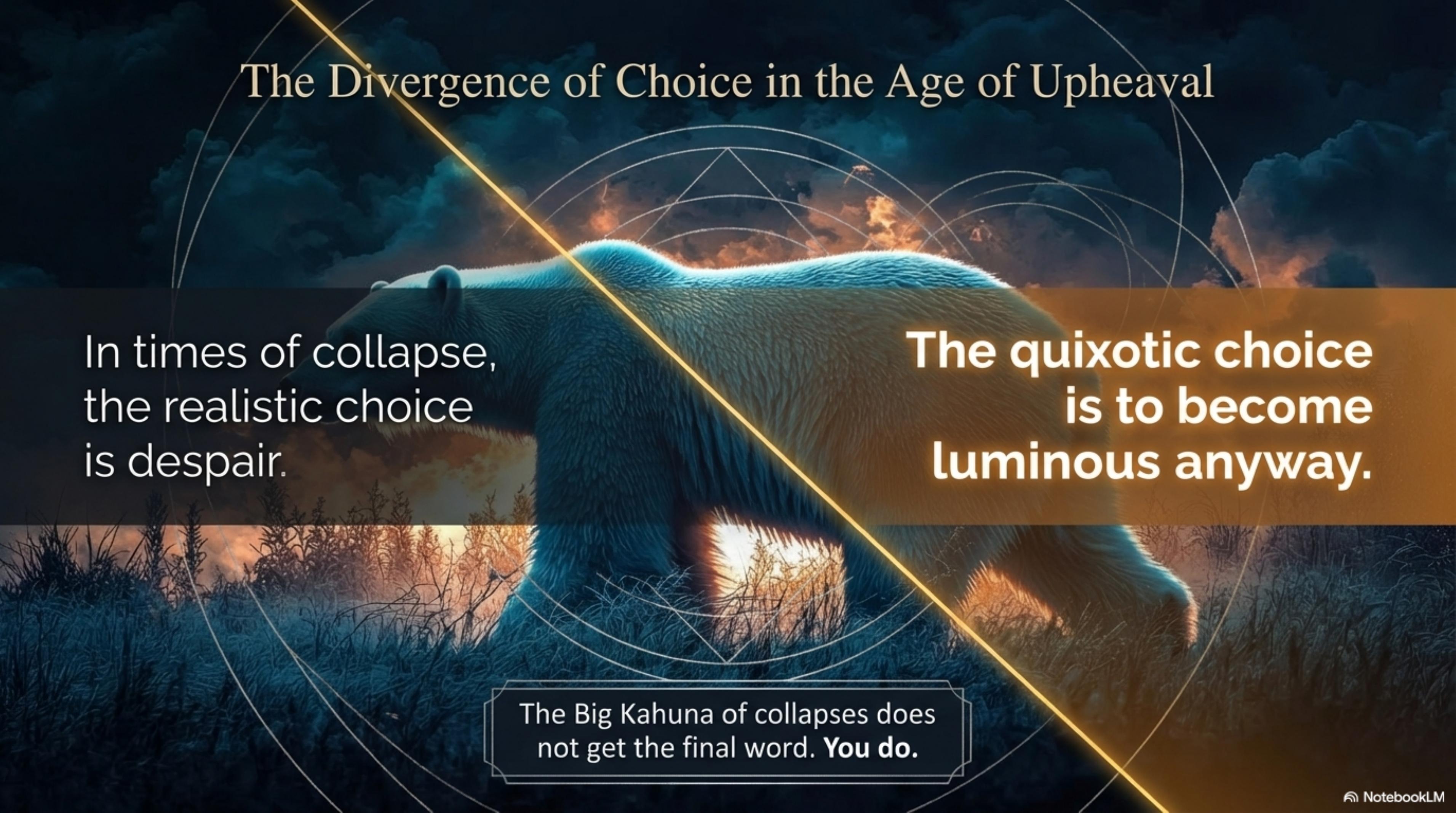 The Divergence of Choice in the Age of Upheaval