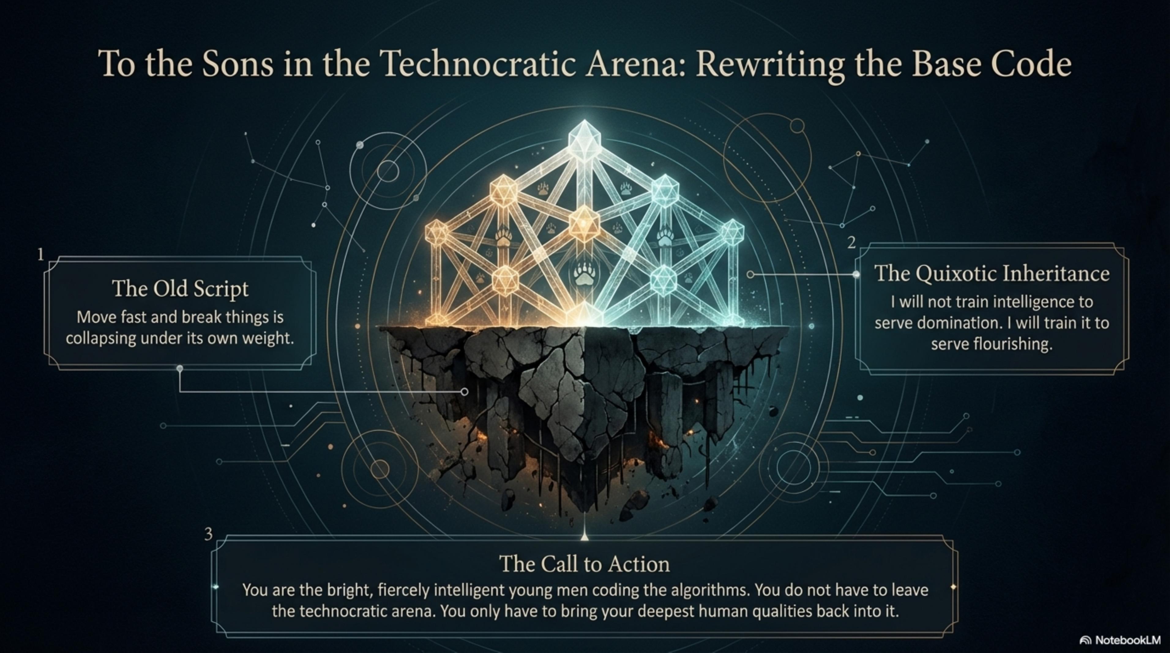 To the Sons in the Technocratic Arena: Rewriting the Base Code