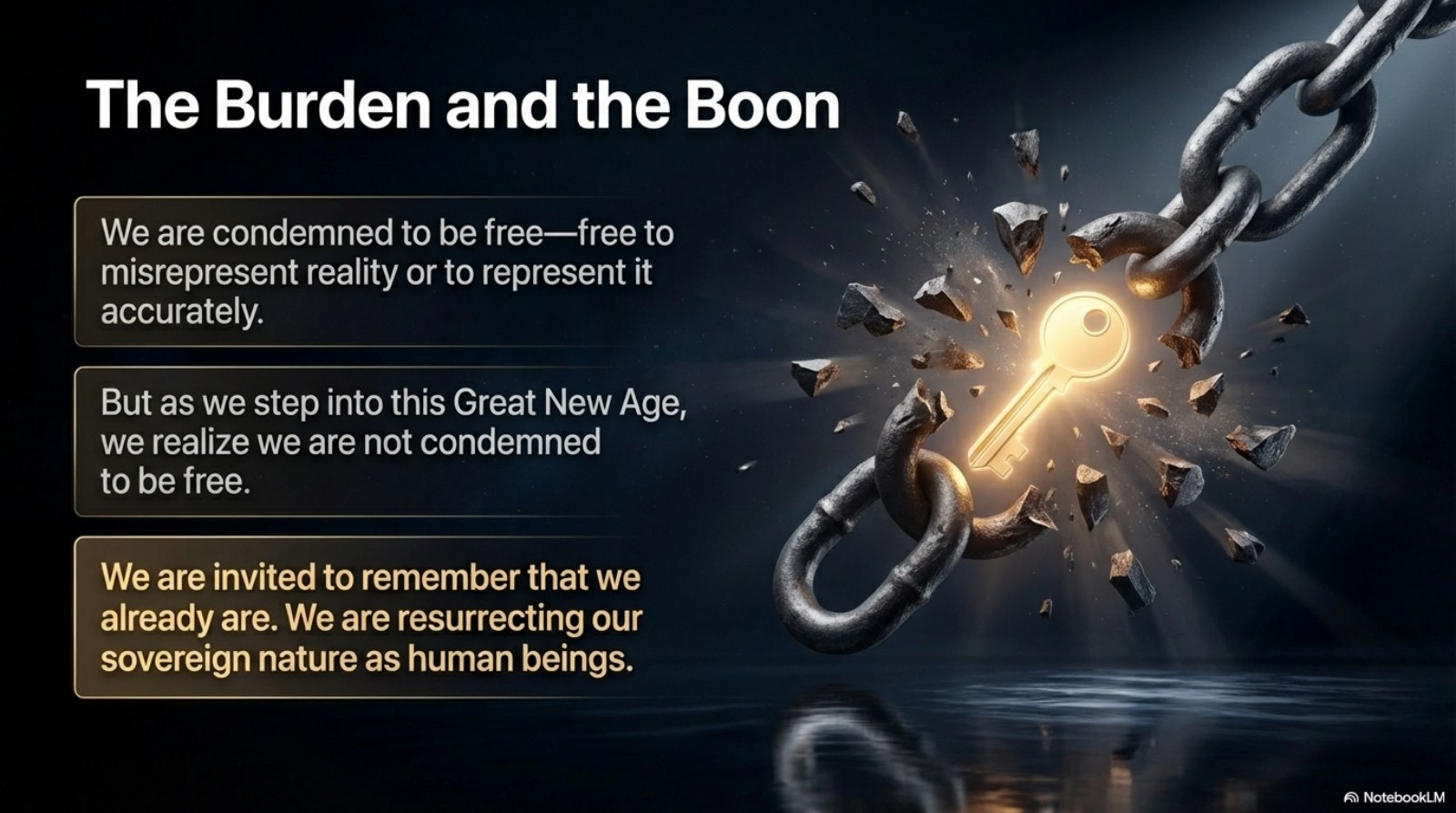 The Burden and the Boon — We are invited to remember that we are
