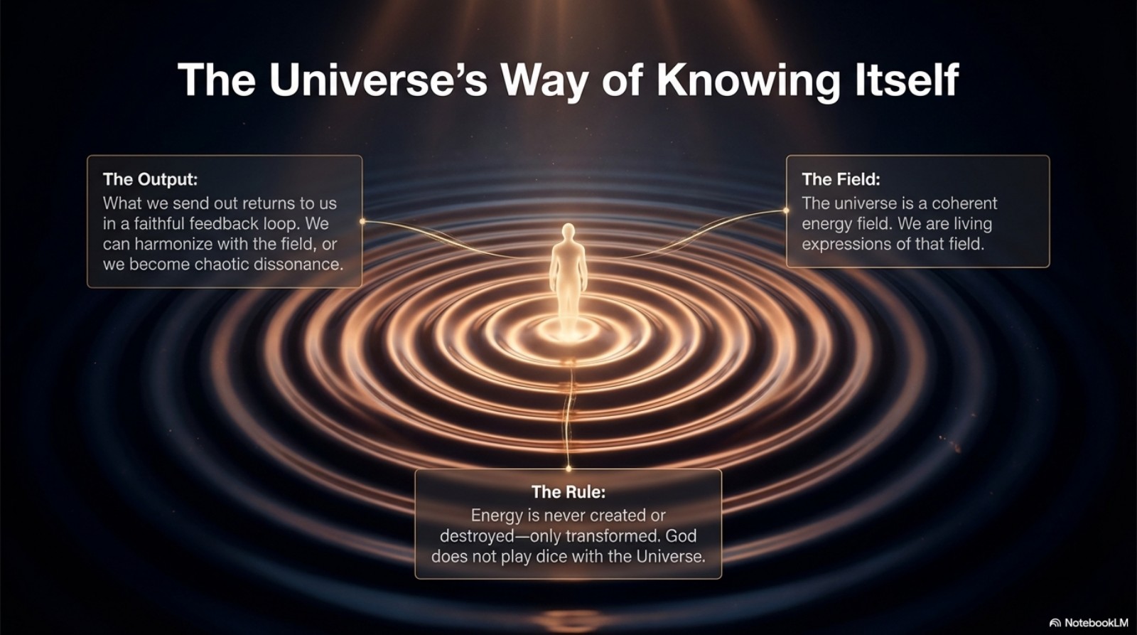 The Universe's Way of Knowing Itself — The Field and The Rule