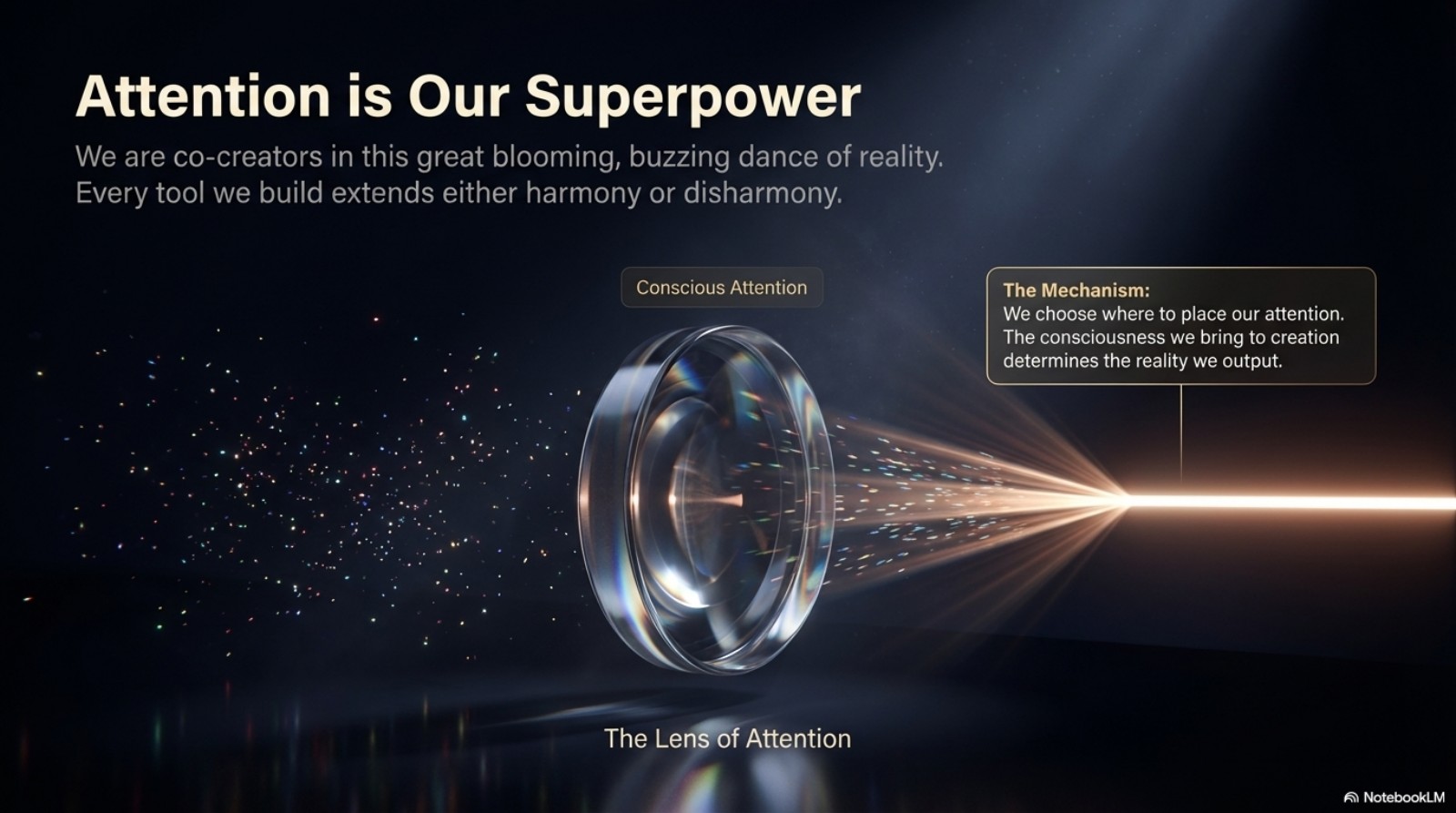 Attention is Our Superpower — Conscious Attention and The Lens